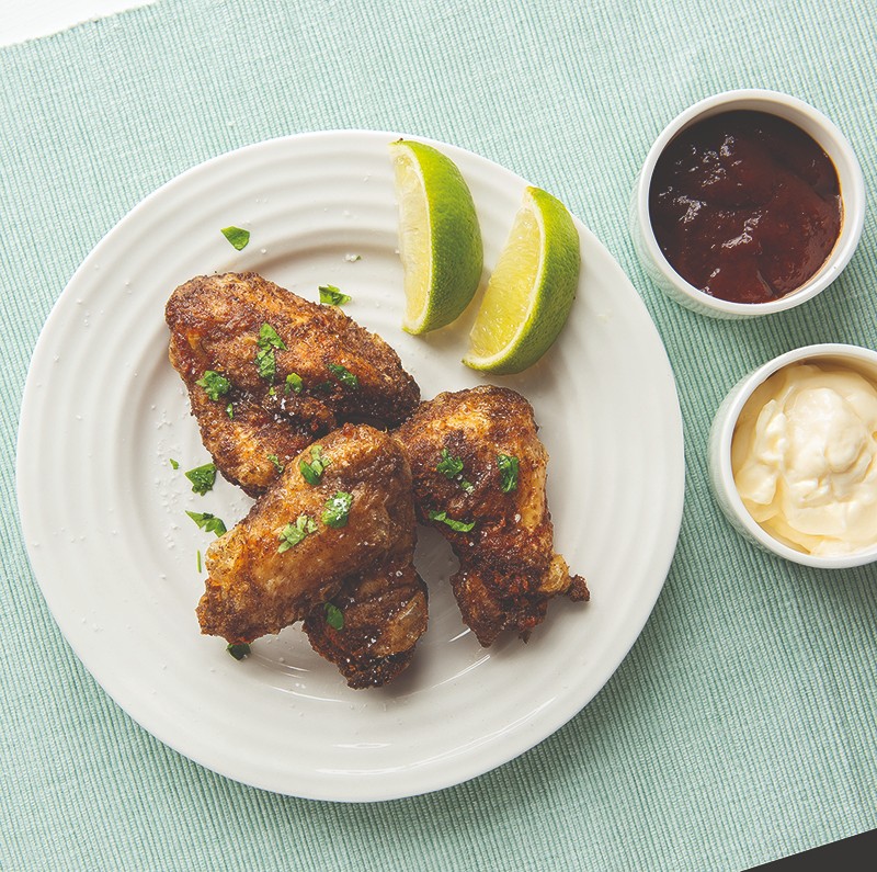 Five Spice Chicken Wings with Lemon