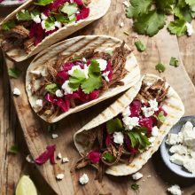 Pulled Beef Tacos with Pickled Cabbage